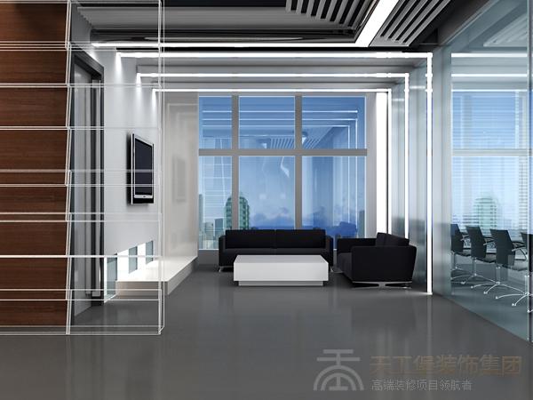 朗意公司现代国际办公室装修